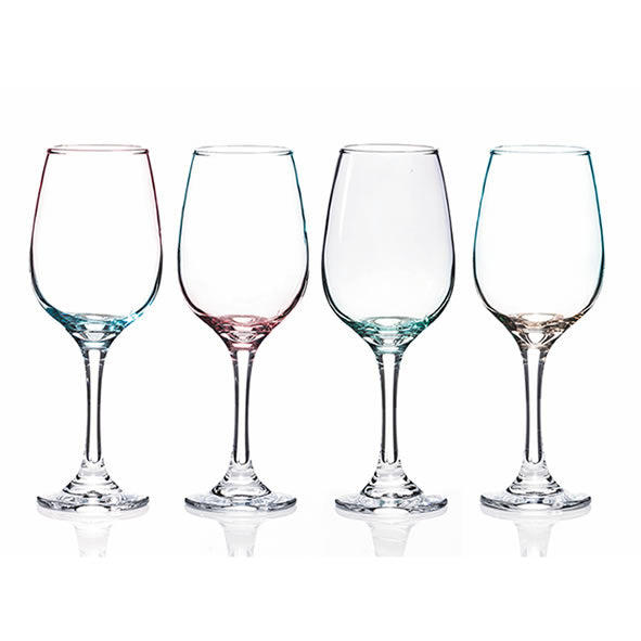 Newgrange Living - Lustre Green & Pink Wine Set - 4