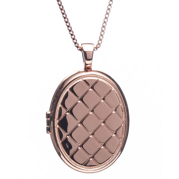Newgrange Living - Rose Gold Locket Pendant