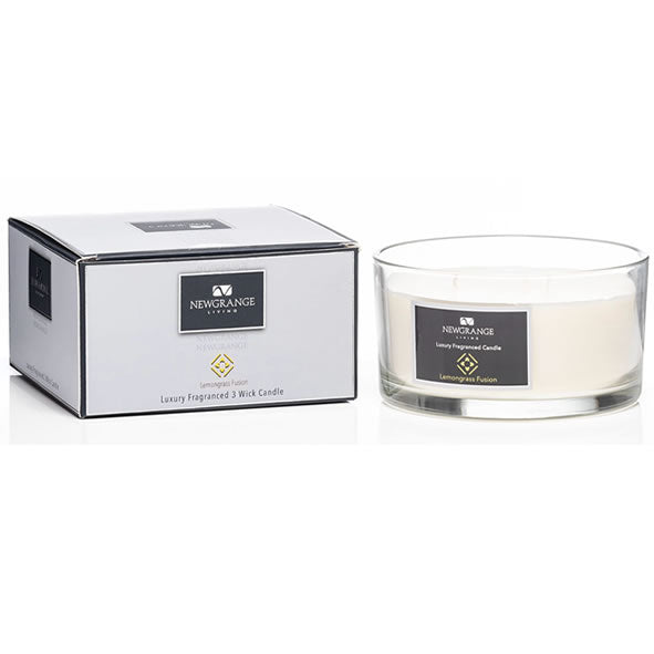 Newgrange Living - Lemongrass Fusion Luxury 3-Wick Candle