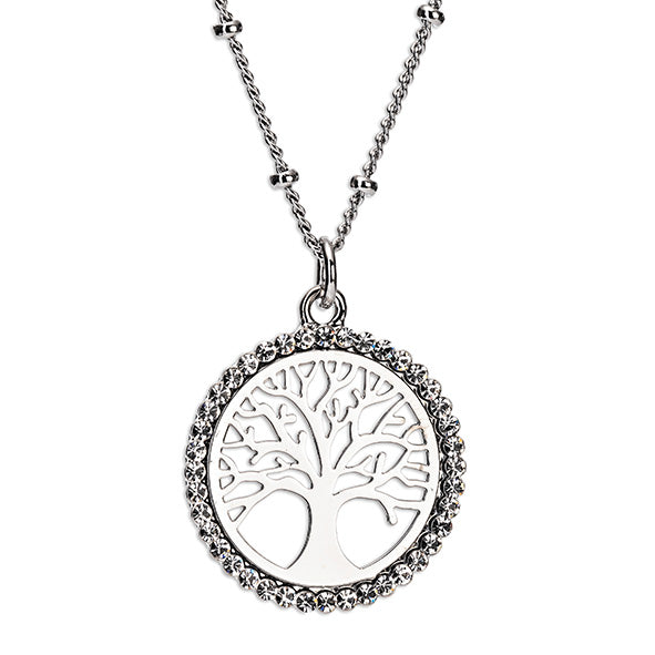 Newgrange Living - Silver Tree of Life Pendant