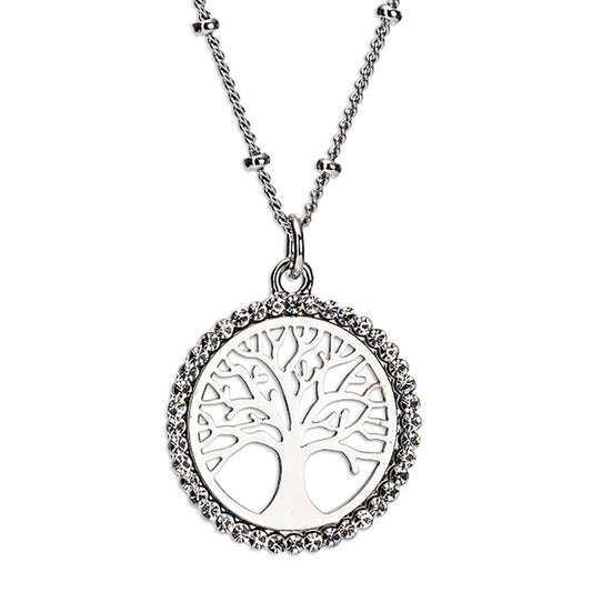 Newgrange Living - Silver Tree of Life Pendant
