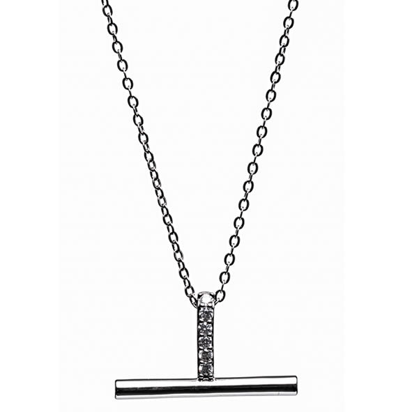 Newgrange Living - Silver T-Bar Pendant