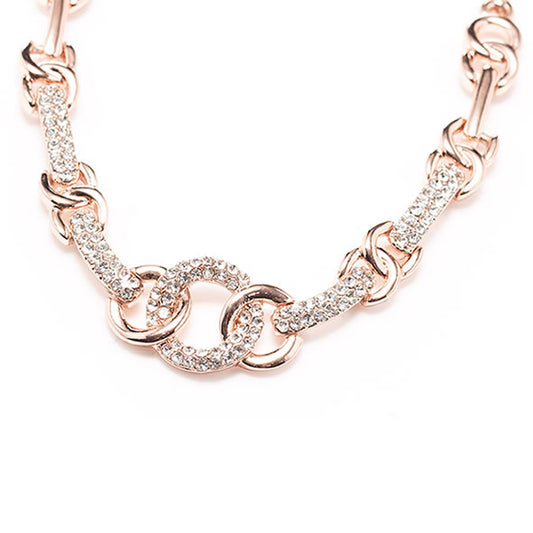 Newgrange Living - Rose Gold Interlocking Pendant