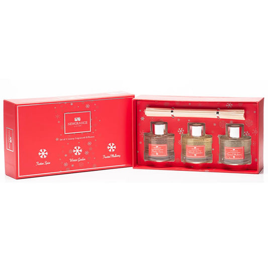 Newgrange Living -   Christmas Mini Luxury Diffuser Set 3
