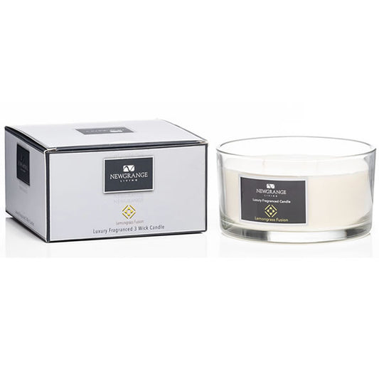 Newgrange Living - Lemongrass Fusion Luxury 3-Wick Candle