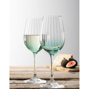 Galway Crystal - Erne Wine Glass Pair Aqua
